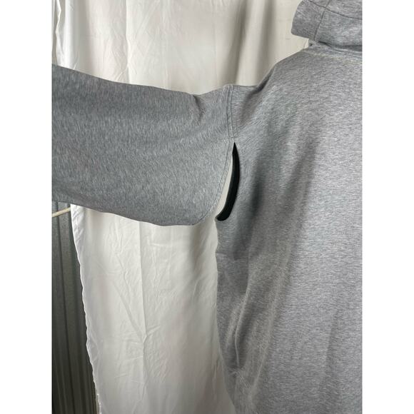 New GSTQ Hoodie Sweatshirt Women's Size XL Gray Underarm Cutouts - Picture 4 of 7